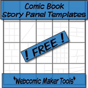 Preview of **FREE** Comic Book Story Panel Templates