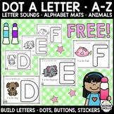 *FREE* Dot a Letter - Dot Marker - Letter Sounds - Animal Theme