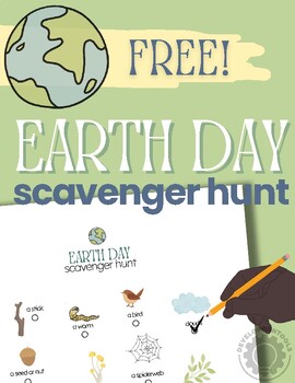 Preview of *FREE* Earth Day Scavenger Hunt | Visual Skills, Language, Joint Attention