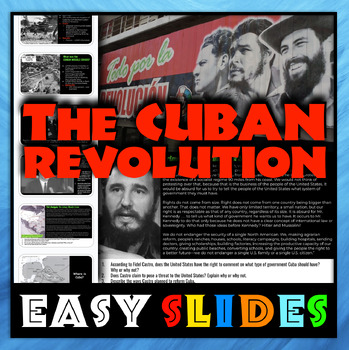 Easy Slides: Fidel Castro and the Cuban Revolution by History Activated