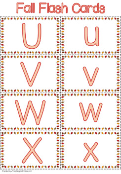 free fall alphabet flash cardsall 26 capital and