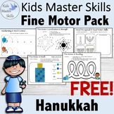 * FREE * Fine Motor Activities Pack for Hanukkah - (With M