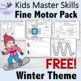 * FREE * Fine Motor Activities Pack for Winter - (With Mat