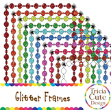 [FREE] Glitter Frames Borders Clip Art