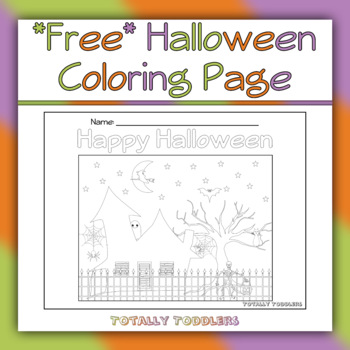 Preview of *FREE* Halloween Coloring Page