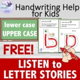 * FREE * Handwriting Upper and Lower Case - "LISTEN to LET
