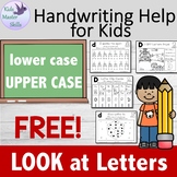 * FREE * Handwriting Upper and Lower Case Letter Recogniti