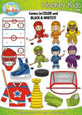 FREE Hockey Kid Characters Clipart {Zip-A-Dee-Doo-Dah Designs}