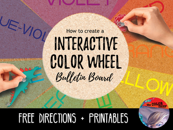 Preview of [FREE] Interactive Color Wheel Bulletin Board