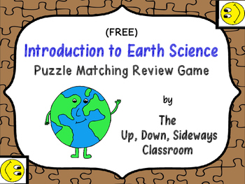 Preview of (FREE) Introduction to Earth Science Puzzle Matching Review Game
