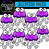{FREE} Jellyfish Faces: Summer Clipart {Creative Clips Clipart}