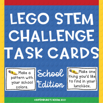 Preview of *FREE* LEGO Stem Challenge Cards School Edition