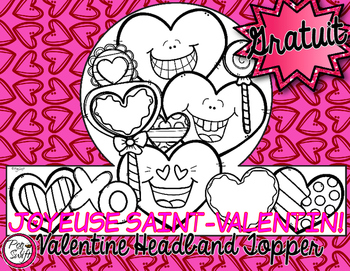 Preview of * FREE * La Saint-Valentin ♥ Headband Topper