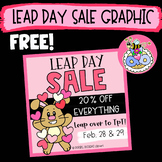 {FREE} Leap Day Sale 2020 Graphic Banner {DobiBee Designs}
