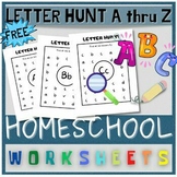 ⭐️ ⭐️ FREE ⭐️⭐️  Letter Hunt A thru Z