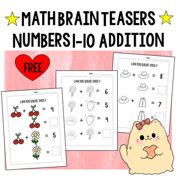 Math Brain Teasers for Kids 