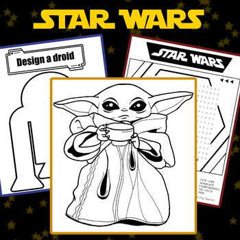 Preview of (FREE!) May the Fourth Star Wars Activity Pack