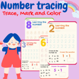 Number Tracing and Number Writing 1-20, 1 to 99 (bonus)