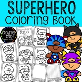 Superhero Littles Coloring Pages {Made by Creative Clips Clipart}