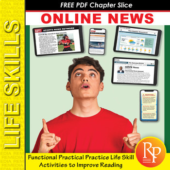 Preview of ❤️FREE❤️  ONLINE NEWS: Practical Practice | Consumer Life Skills Activities