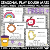 BUNDLE* Play Dough Mats - Build Write - Spring Summer Fall Winter - Fine  Motor