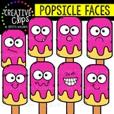 {FREE} Popsicle Faces {Creative Clips Clipart}