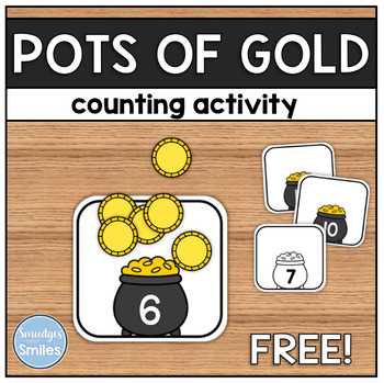 Preview of *FREE* Pots of Gold Counting Activity