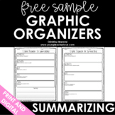 FREE Summarizing Graphic Organizers - Print and Digital