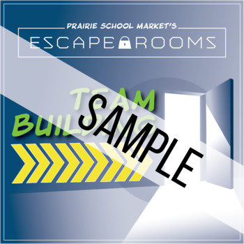 Preview of FREE SAMPLE! No-Prep Team Building Escape Room - Back to School Game