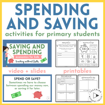 Preview of Spending, Saving, & Scarcity Activities - Kindergarten, 1st, 2nd Grade Economics