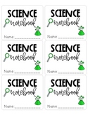 **FREE* Science Notebook Labels Color & BW