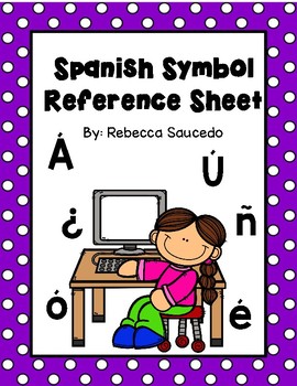 **FREE** Spanish Symbol Reference Sheet (Alt codes) | TpT