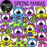 {FREE} Spring Pandas {Creative Clips Clipart}