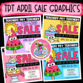 {FREE} TpT April Sale 2020 Graphics Banners {DobiBee Designs}
