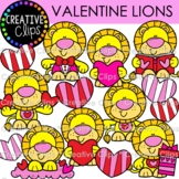 {FREE} Valentine Lion Clipart {Valentine Clipart}