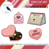 *FREE* Valentine's Day Clip Art Set - Digital Paper Included