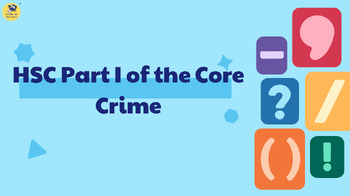 Preview of [FREE Version] HSC Legal Studies Part 1 of the Core - Crime