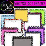 {FREE} Whimsy Dot Frames {Creative Clips Digital Clipart}
