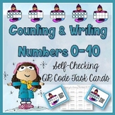Counting & Writing Numbers 0-10 Task Cards with QR Codes