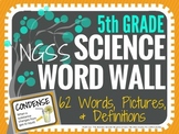 Science Word Wall (NGSS) - 5th Grade - Vocabulary Cards