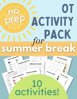 Preview of *OT Activity Pack for SUMMER BREAK*