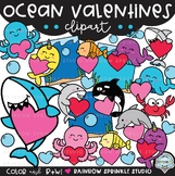 Ocean Valentines Clipart