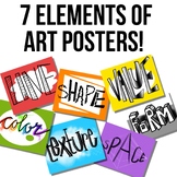 *FREEBIE!* 7 Elements of Art Posters