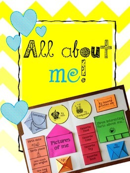 Preview of "All About Me" Lapbook & Interactive Notebook / Back to School