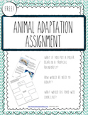 *FREEBIE* Animal Adaptation Polar Bear Assignment!