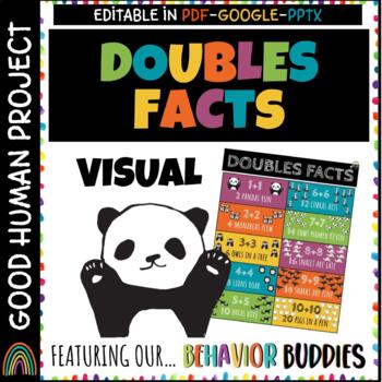 Preview of *FREEBIE* Behavior Buddy Doubles Facts Visual | Support Learning AND Behavior