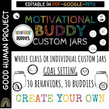 Preview of *FREEBIE* Behavior Motivational Behavior Jar | Create Your Own!