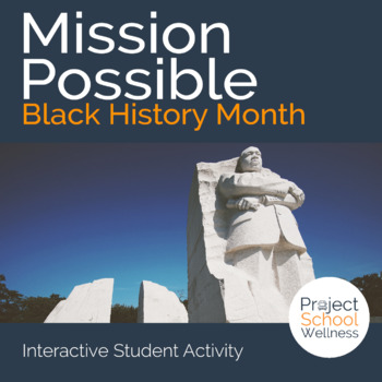 Preview of Black History Month Activity Interactive PE Activity