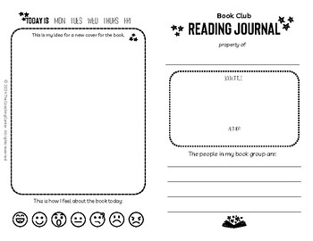 Preview of *FREEBIE* Book Club Reading Response Journal