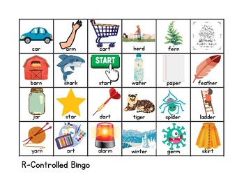 *FREEBIE* Bossy R BINGO - ELA Education Resource by MB Makery | TPT